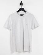 French Connection Crew Neck T-shirt In Ecru-brown