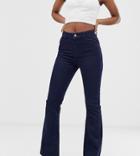 Reclaimed Vintage The '99 Flare Jean In Dark Indigo Wash-blue