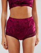 Minkpink Crush On You Hot Pant - Red