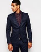 Selected Homme Suit Jacket In Skinny Fit - Navy