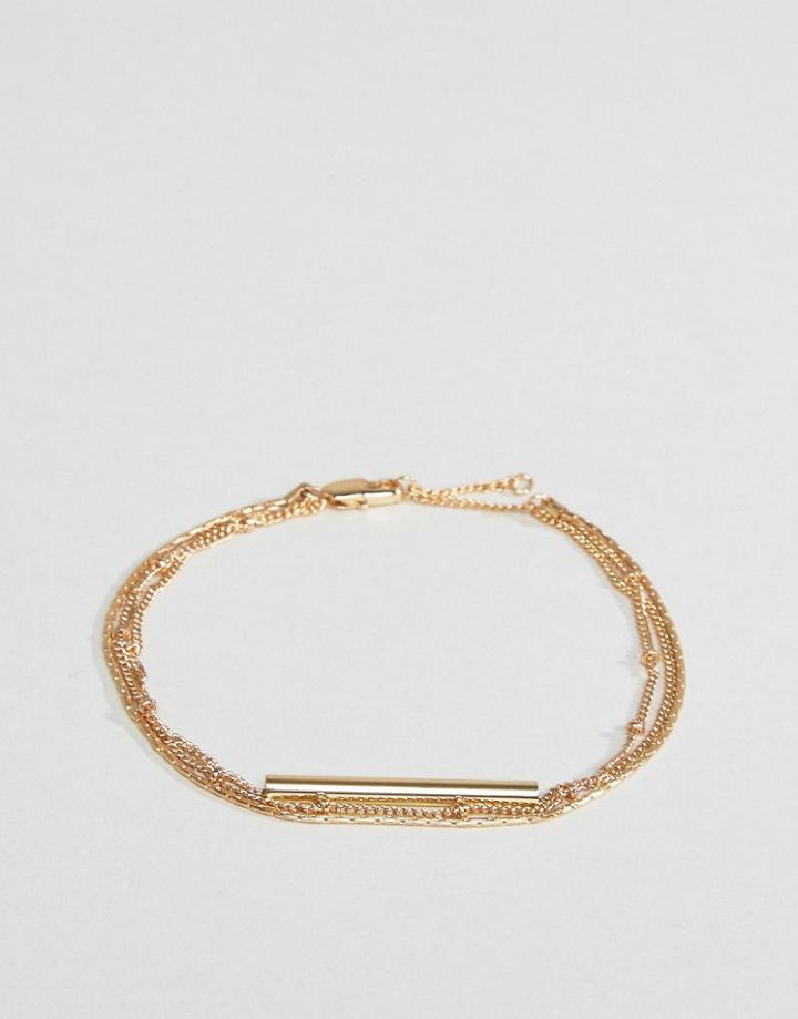 Pieces Multi Layer Bracelet Pack - Gold