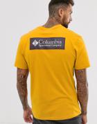 Columbia North Cascades T-shirt In Yellow