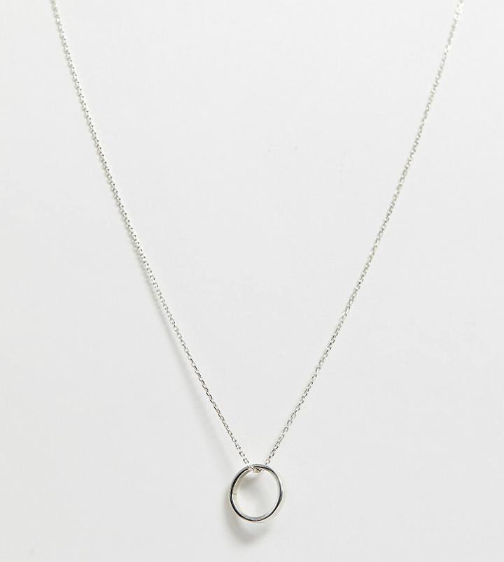 Kingsley Ryan Sterling Silver Circle Pendant Necklace