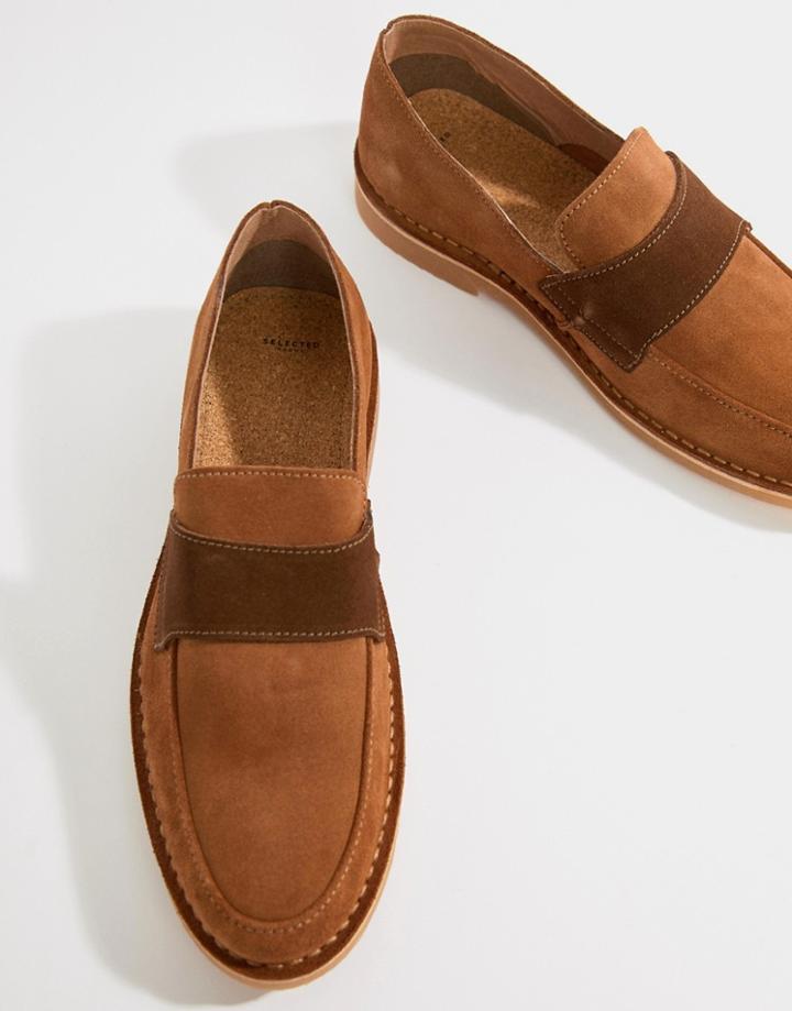 Selected Homme Desert Loafer - Tan