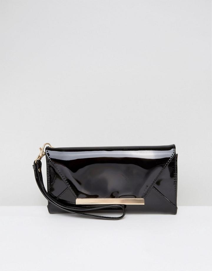Yoki Fold Over Purse - Black