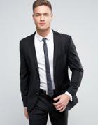 Selected Skinny Fit Suit Jacket - Black