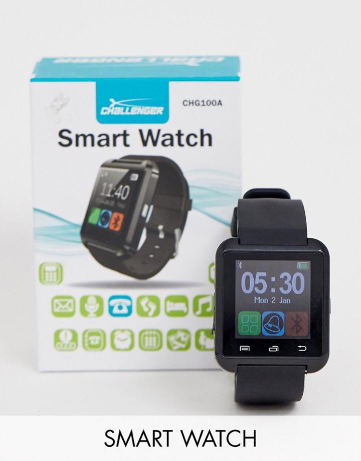 Challenger Mens Smart Watch In Black