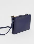 Estella Bartlett Double Cross Body Bag In Navy