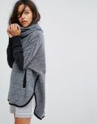 Dkny Stretch Lounge Tunic - Gray