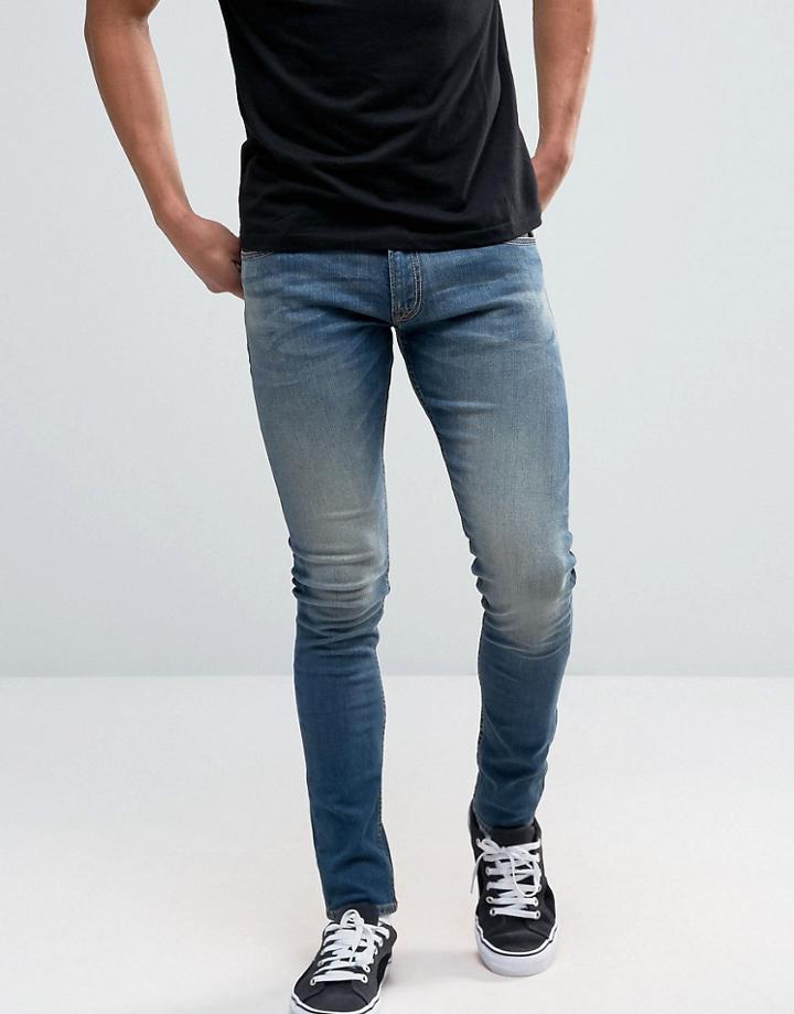 Quiksilver Zeppelin Skinny Jeans - Blue