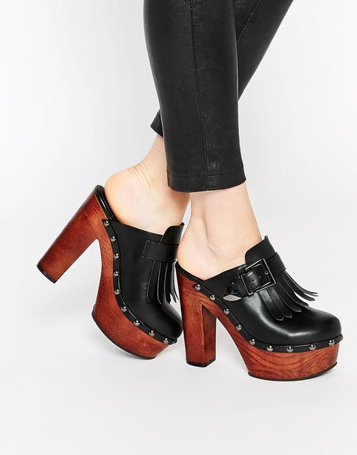 Asos Orchid Mules - Black