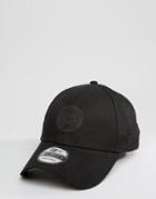 New Era 9forty Cap Brooklyn Nets With Rubber Logo - Black