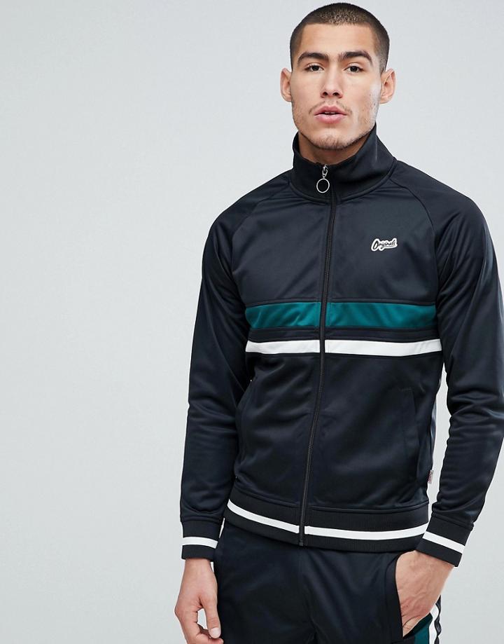 Jack & Jones Originals Track Top - Black