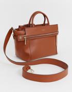 Fiorelli Structured Tote Bag In Tan With Optional Shoulder Strap - Tan