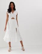 Rahi Desert Nessa Cutout Maxi Dress-white