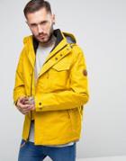 Timberland 3in1 Ragged Mountain Jacket Detachable Inner Fleece Jacket In Yellow - Yellow
