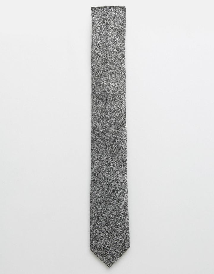 Ted Baker Tie Textured 5.5cm - Gray
