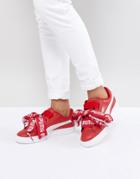 Puma Basket Heart Sneaker - Red