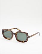 Aj Morgan Square Lens Sunglasses-brown