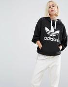 Adidas Originals Hoodie With Trefoil Logo - Black