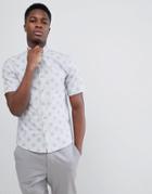Gandy's Gray Tile Short Sleeve Shirt - Gray