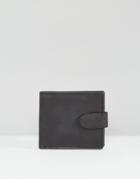 New Look Leather Wallet In Black - Black