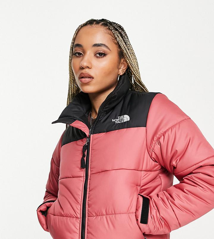 The North Face Saikuru Cropped Jacket In Pink Exclusive At Asos