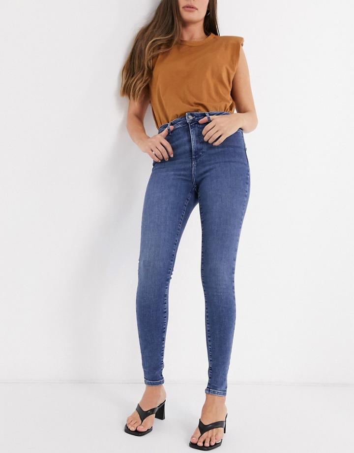 Vero Moda Skinny Jeans In Blue-blues