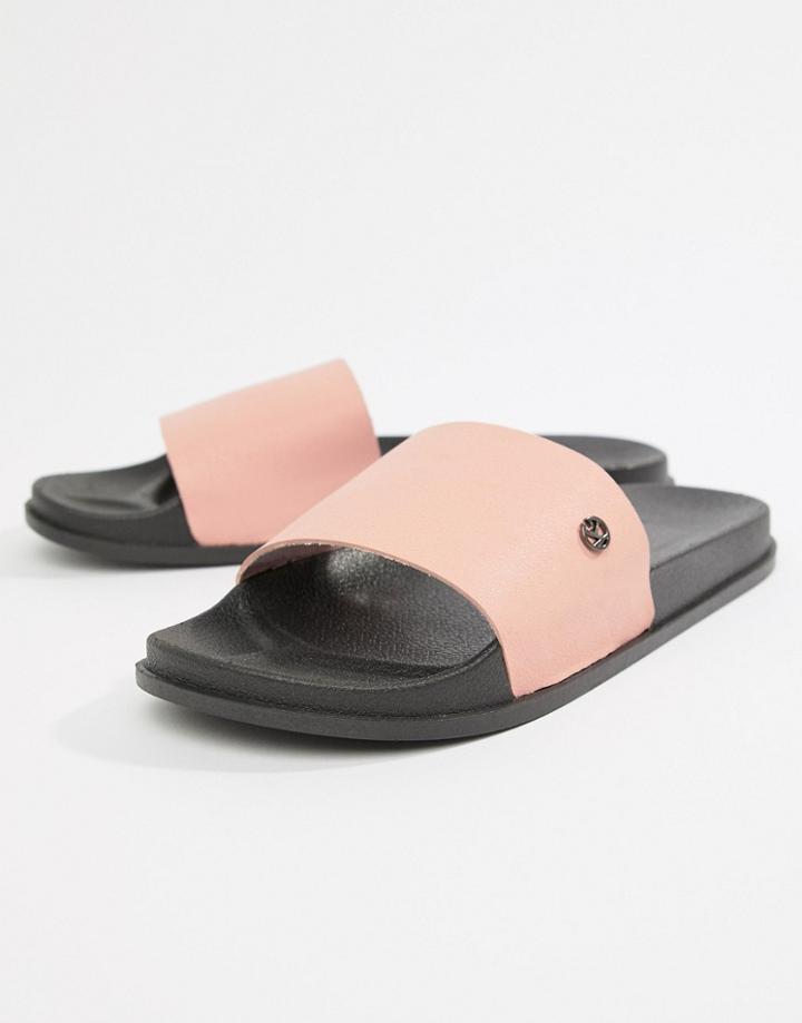 Kg By Kurt Geiger Slider Flip Flops In Pink - Pink