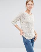 Vero Moda Long Sleever Jumper - White