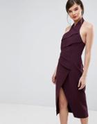 C/meo Collective Don't Stop Midi Dress - Purple