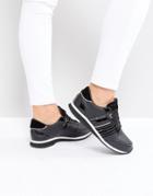 Tommy Jeans Lace Up Sneaker - Black