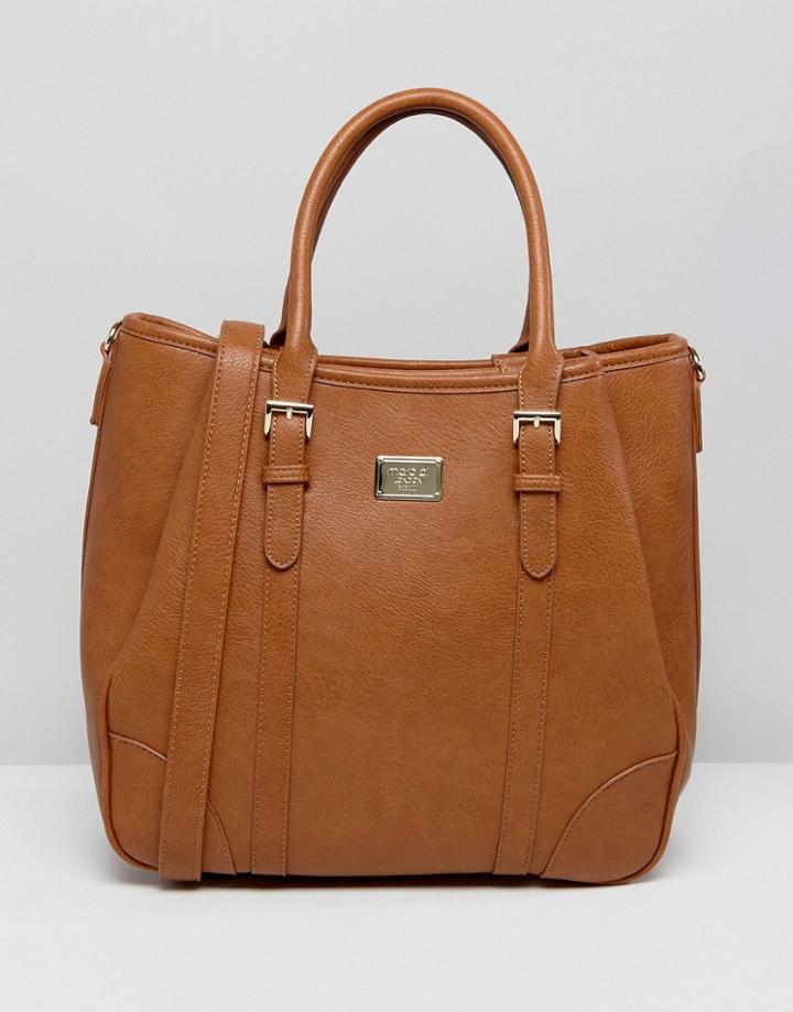 Marc B Large Hobo With Detachable Shoulder Strap - Tan
