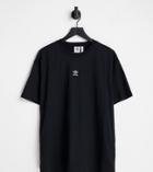 Adidas Originals Plus Essentials T-shirt With Central Logo In Black