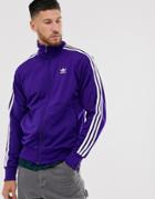 Adidas Originals Firebird Track Jacket In Purple
