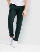 Weekday Wood Chinos Dark Green - Green