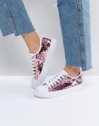 Park Lane Sequin Sneaker - Pink