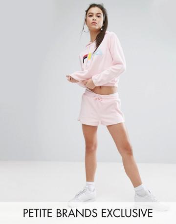 Fila Petite Towelling Runner Short Co-ord - Pink