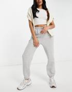 Asos Design Hourglass Ultimate Sweatpants In Gray Heather