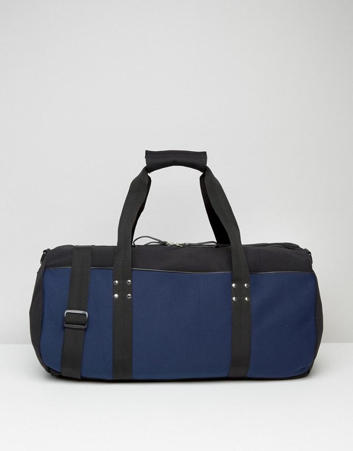Systvm Barell Bag In Navy - Navy