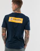 Columbia North Cascades Back Print T-shirt In Navy