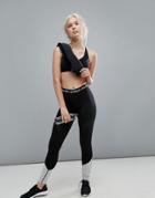 Only Play Cropped Training Legging With Logo Waistband - Multi