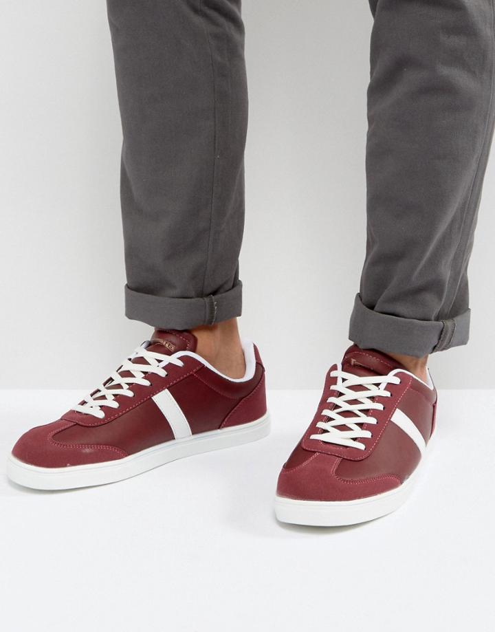 Lambretta Infinity Sneakers Burgundy - Red