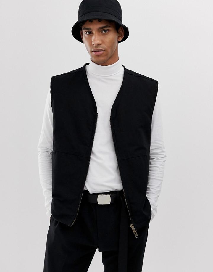 Weekday Emanuel Canvas Tank - Black