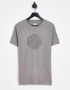 Pretty Green Resurrection Logo T-shirt In Gray