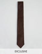 Heart & Dagger Blade Tie In Cord - Brown