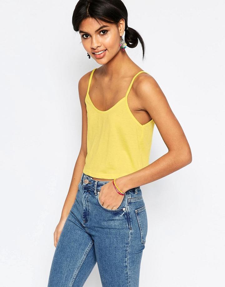 Asos The Festival Cami - Yellow