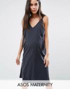 Asos Maternity Overall Dress - Gray