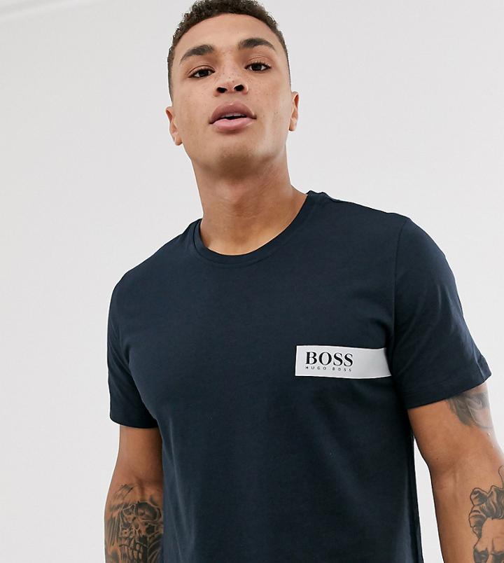Boss Bodywear Logo T-shirt In Navy - Navy