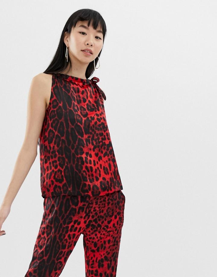 B.young Leopard Print Cami - Multi